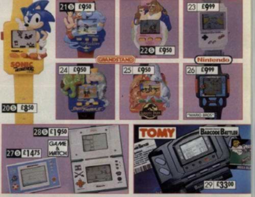 Barcode Battler in Argos Catalogue