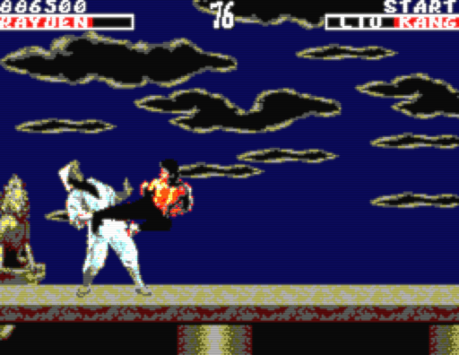 Screenshot: Liu Kang's Flying Kick