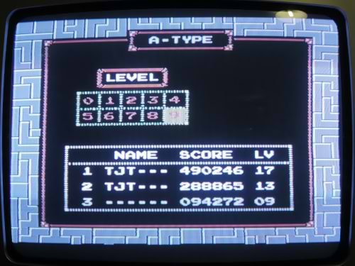 NES A Type Hi-Score